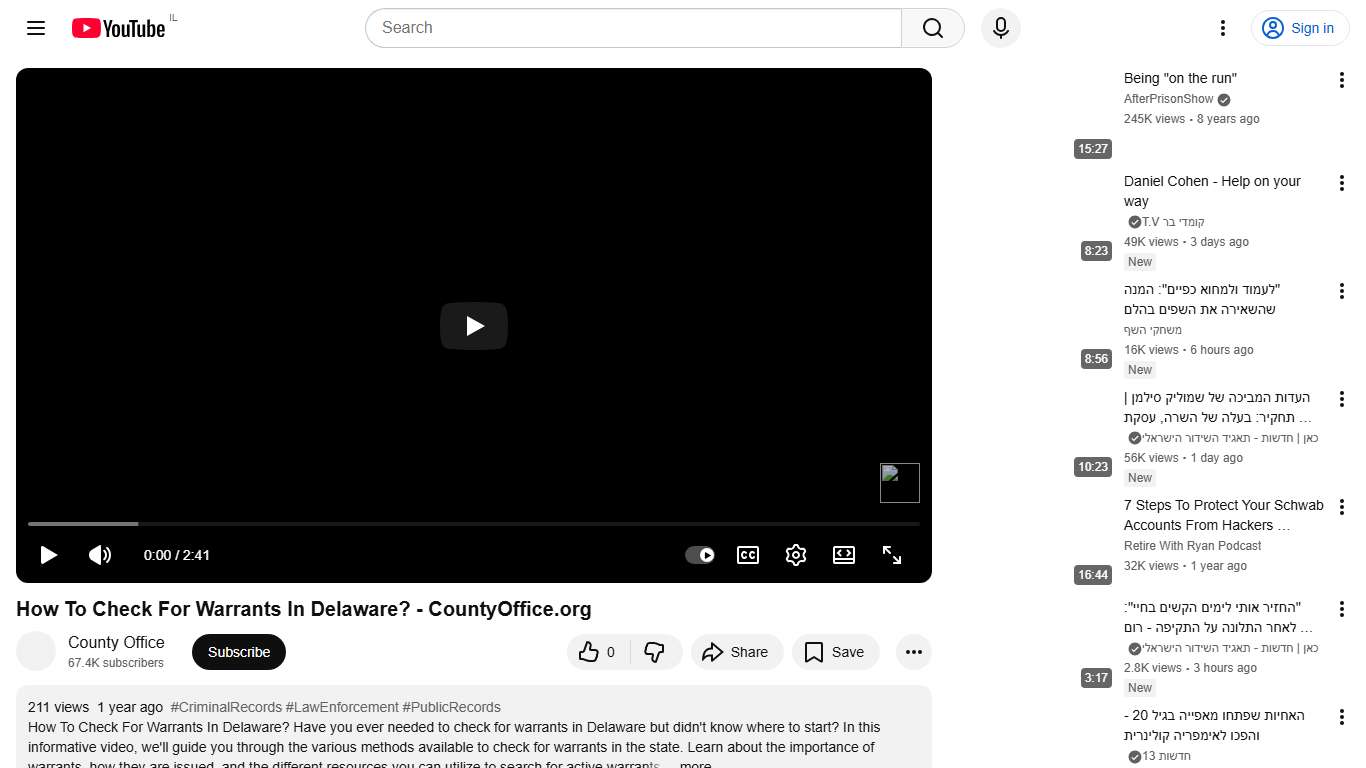 How To Check For Warrants In Delaware? - CountyOffice.org - YouTube